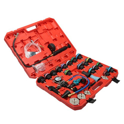 33pcs Universal Radiator Pressure Tester & Vacuum Cooling System Tool Refill Kit