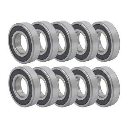 6207-2RS Deep Groove Ball Bearings 10pcs 35x72x17mm Set