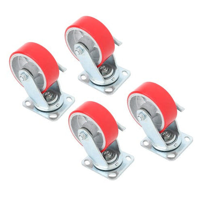 5"X 2" Heavy Duty Casters -Polyurethane Caster with Capacity up to 3200 LBS