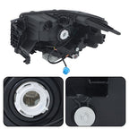 Headlight Replacement Fit For Nissan Frontier 2022-2023 LH+RH Clear Lens Halogen