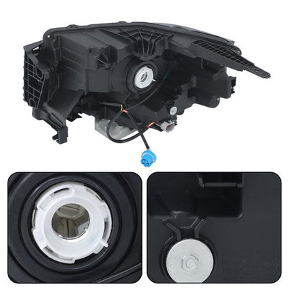 Headlight Replacement Fit For Nissan Frontier 2022-2023 LH+RH Clear Lens Halogen