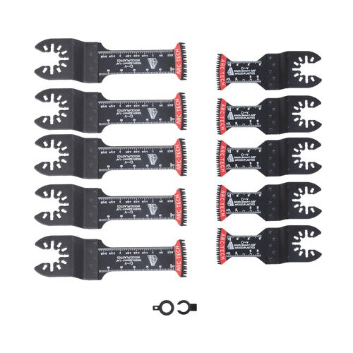 Oscillating Multitool Blades Kit 10 PCS Japanese Tooth Saw Blades Extra-Long