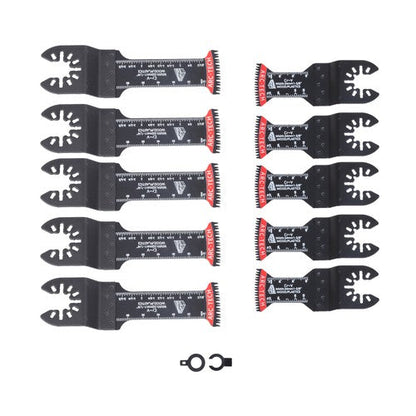 Oscillating Multitool Blades Kit 10 PCS Japanese Tooth Saw Blades Extra-Long