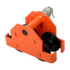 Push Beam Trolley Manual Trolley 2200 lbs/1 Ton Load 2.5"-8" Adjustable