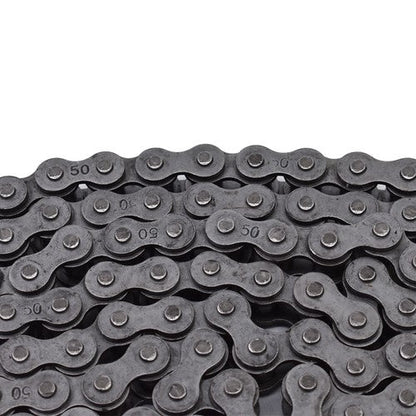 Pitch Size 0.62 #50 Roller Chain 10 Feet with 1 Connecting Links US