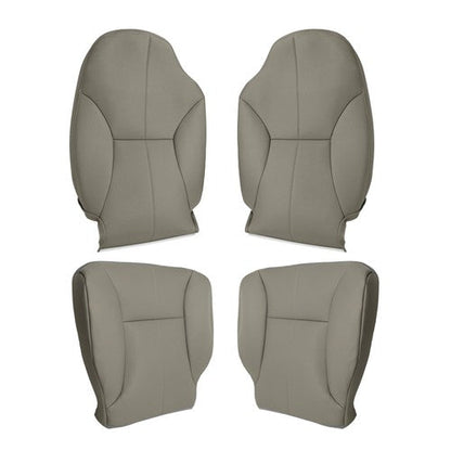 LH+RH Bottom & Top Leather Seat Cover For Dodge Ram 1500 2500 3500 1998-2002 NEW