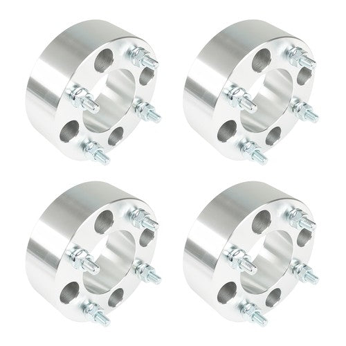 Wheel Spacers For Honda Rincon 680 4x110 2" 74mm M10x1.25 Silver X4