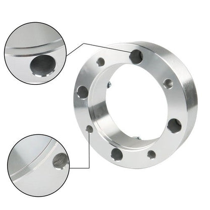 4X Wheel Spacers 4x156 2" 131mm M12x1.5 Silver For Polaris Ranger RZR 2013+