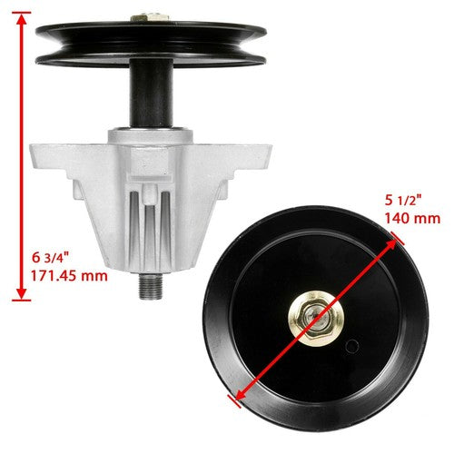 For Troy Bilt MTD 918-06991 618-06991 2Pcs Spindle Assembly W/Pulley Bolt