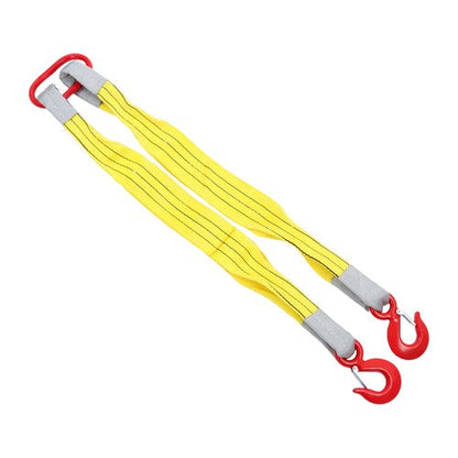 Lifting Slings Straps With Hooks 3.3Feet Two Leg Bridle Web Sling 4409 lbs