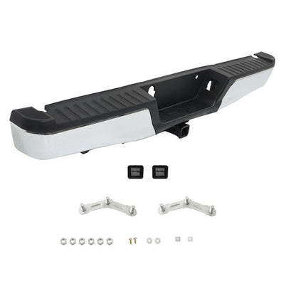 For Ford F-150 2015-2020 Chrome Steel Rear Step Bumper Assembly New w/ Max Tow