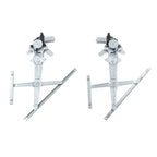Front Window Regulators w/ 2 Pin Motor For Honda CR-V 2012-16 751-747 751-748