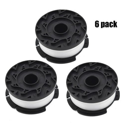 New 6 Pack Replacement For BLACK+DECKER AF-100-3ZP 30ft 0 .065" Trimmer Spool