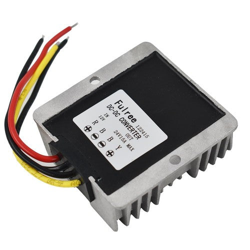 12V Step Up to 24V DC/DC Car Voltage Converter 15A 360W Power Supply Waterproof
