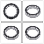 10Pcs 6908-2RS Bearings 40×62×12mm Double Rubber Seals Deep Groove Ball Bearing