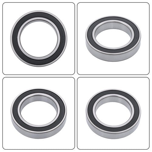 10Pcs 6908-2RS Bearings 40×62×12mm Double Rubber Seals Deep Groove Ball Bearing