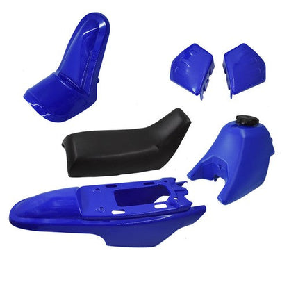 For Yamaha PW50 PW 50 Plastic Fender Body Seat Gas Tank Kit Blue USA