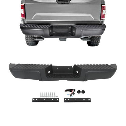 For Ford F-250 F-350 2008-2016 Super Duty Rear Bumper Assembly W/O Sensor Hole