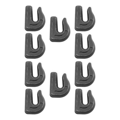10 Pack 3/8" Weld On Grab Hook 6600lbs Heavy Duty G70 Forged Grab Chain Hooks