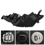 Headlight Assembly Projector For Toyota Corolla 2017-2019 Halogen Black Right