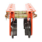 2200lbs/1 Ton I-Beam Manual Trolley Double Wheels 2.68"-4.33" Adjustable