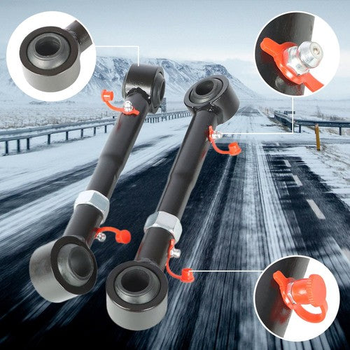 Front Sway Bar Links Disconnects 2.5-6" lifts Fit For Jeep Wrangler JK JKS 07-18