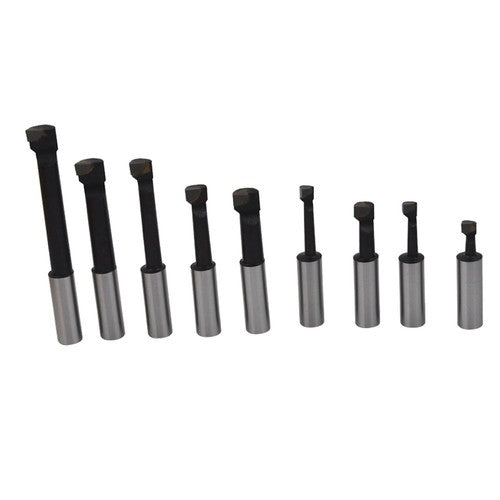 1/2" BORING BAR SET PRO QUALITY 9 PCS CARBIDE TIPPED BARS 1/2" SHANK LATHE TOOL