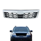 Front Bumper Upper Grille Replacement Plastic Gray For Subaru Forester 2011-2013