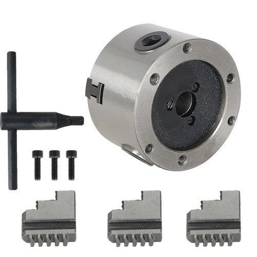 K11-80 Self-centering Lathe Drilling Part 80mm 3 Jaw Lathe Chuck Manual Chuck 3"