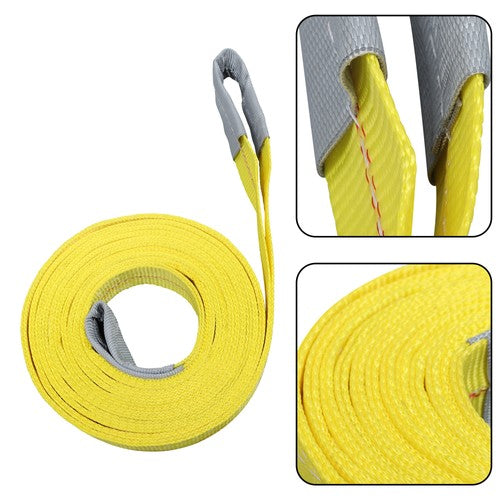 2 Pcs 20' x 2" Lifting Sling Straps 9400lbs Fracture Strength for Hoist, Truck