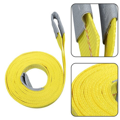 2 Pcs 20' x 2" Lifting Sling Straps 9400lbs Fracture Strength for Hoist, Truck