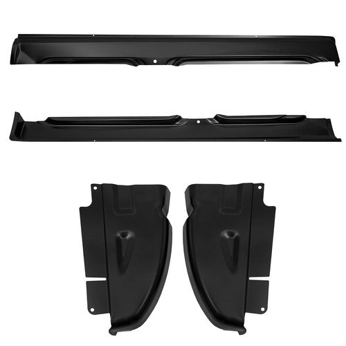 Rocker Panels & Cab Corners 4PCS for 02-08 for Dodge Ram Quad Cab OE Style