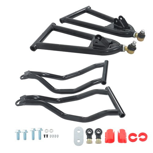 High Clearance 1.5" Forward A-Arm - BLACK For Polaris RZR S 800 / 4 800