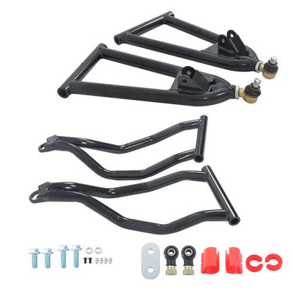 High Clearance 1.5" Forward A-Arm - BLACK For Polaris RZR S 800 / 4 800