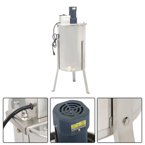 3 Frames Stainless Steel Electric Honey Extractor Beekeeping Equipment 1300RPM