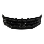 For 2011 2012 Honda Accord Front Bumper Upper Gloss Black Mesh Grill Grille