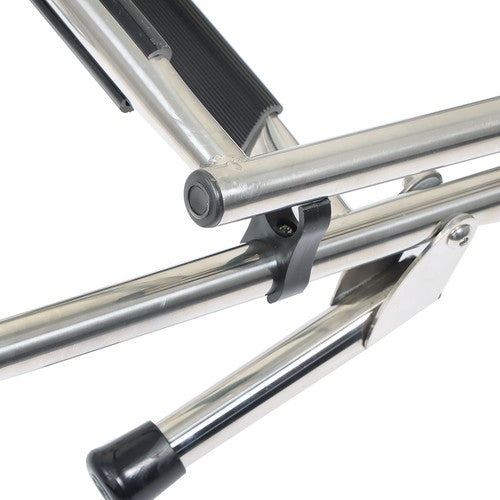 New Stainless Steel Folding Telescoping Ladder Dock Ladder 2 Step+2 Step USA