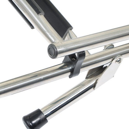 New Stainless Steel Folding Telescoping Ladder Dock Ladder 2 Step+2 Step USA
