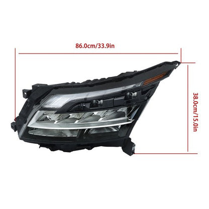 LED+Halogen For Nissan Pathfinder 22-23 Chrome Housing Headlight Turn Signal LH