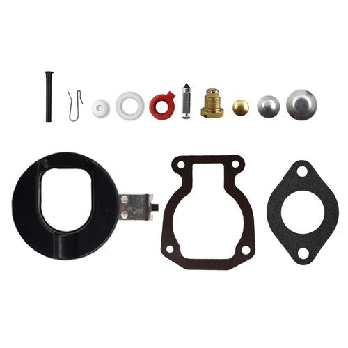 2× 398453 Carburetor Carb Kit W/ Float For Johnson Evinrude 9.9HP 15HP 1974-1988
