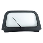 For Polaris RZR 570 800 XP 900 Black full glass windshield with wipers