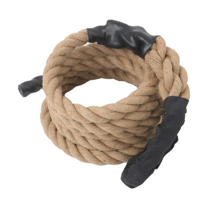 1.5” × 15FT Climbing Rope Gym Fitness Strength Training Exercise Rope Brown