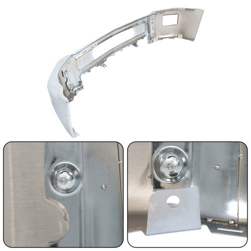 Split Front Bumper For Chevrolet Silverado 2500 3500 2015-19 Without Sensor Hole