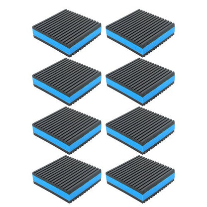 8 Pack 3" x 3" x 7/8" EVA Rubber Shock-absorbing Pad Anti Vibration Pads