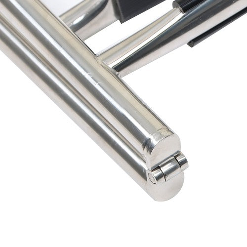 New Stainless Steel Folding Telescoping Ladder Dock Ladder 2 Step+2 Step USA