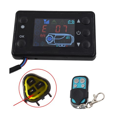8KW 12V 24V Car LCD Monitor with Remote Control Fit For Car Air Diesel Parking