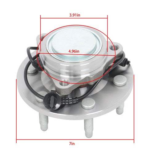 1Pc Front Wheel Hub Bearing 2WD For Chevy Silverado GMC Sierra 1500 Tahoe Yukon