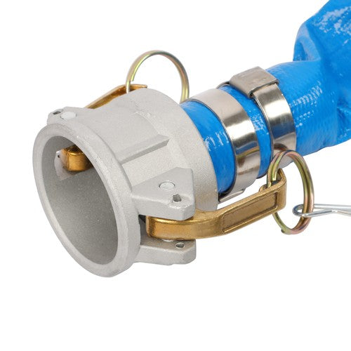 For Pool 1-1/2" x 25ft PVC Irrigation Discharge Hose With Aluminum Connectors