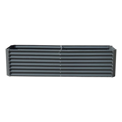 8x2x2 Ft Metal Raised Garden Beds Metal Planter Box Easy Assembl
