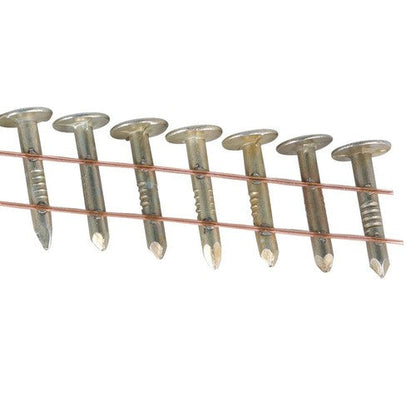 7/ 8 inch 15 degree inclined coil 3600 full round head roof nails Galvanized New